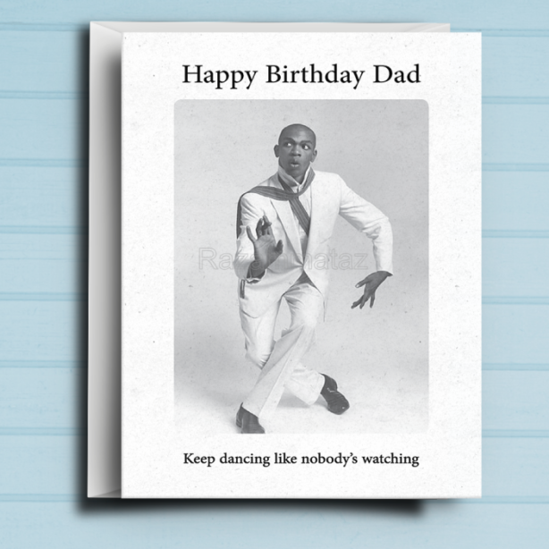 Black Man Birthday Card I